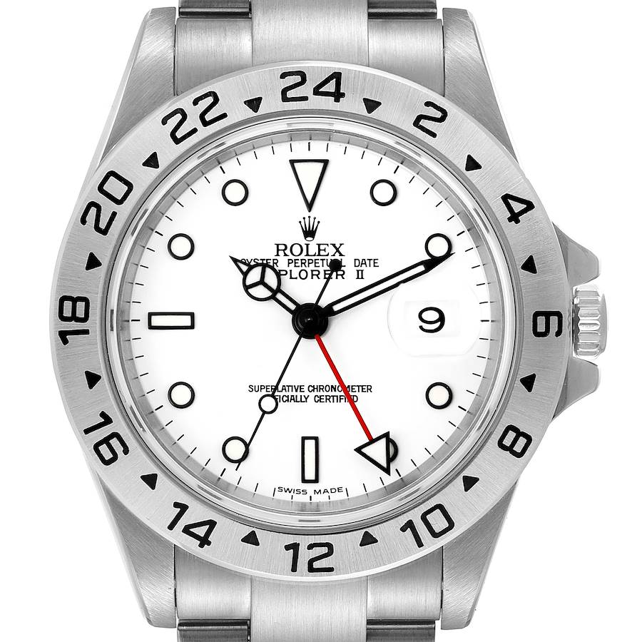 NOT FOR SALE Rolex Explorer II 40mm White Dial Steel Mens Watch 16570 Box Papers PARTIAL PAYMENT SwissWatchExpo